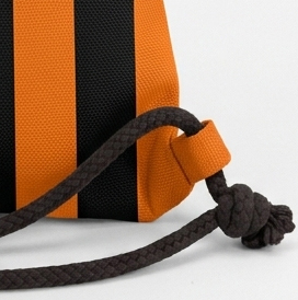 Custom Drawstring <b>Bags</b> Eco Friendly Recyclable Drawstring <b>Bag</b> Unisex Custom Striped Line Canvas <b>String</b> <b>Bags</b> - Product Image 5
