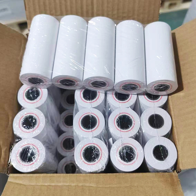 Evergreen Bpa Free 3 1/8 X 3.5 2.25 In X 60 Ft 57Mm X 40Mm Thermal Paper Roll For Pos Receipt Printer