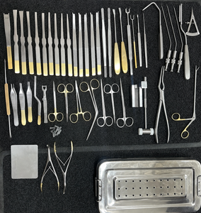 Instruments de rhinoplastie de haute qualité, chirurgie du nez et plastique allemande, ensemble de 50 pièces, kit chirurgical réutilisable en acier inoxydable de précision - Product Image 3