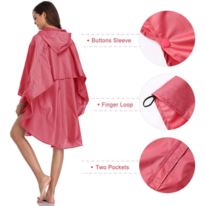 100% Waterproof Hot Sale Outdoor High Quality Polyester Rain <b>Poncho</b> Raincoat With Customized Rain <b>Poncho</b> For Hiking Camping - Product Image 3