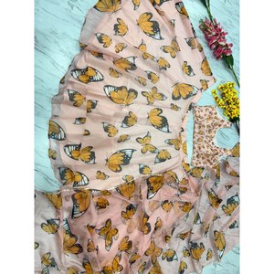 Vestidos de noche elegantes Lehenga Choli para fiesta hermosos con estampado floral - Product Image 2