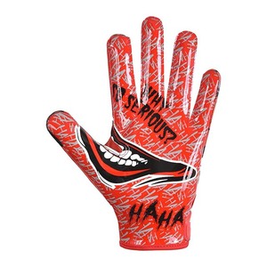 Gants de football américain en silicone respirant de haute qualité et très vendus, avec une surface entièrement en silicone, pour l'entraînement des joueurs professionnels - Product Image 3
