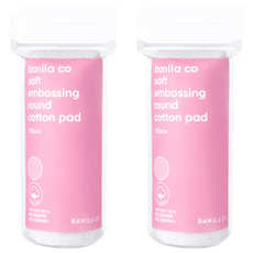 Vanillaco Confezione da 120 Dischetti di Cotone Morbidi Goffrati Rotondi, 2 Pacchi in Offerta - Product Image 1