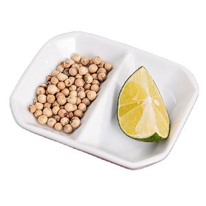 Plato Rectangular de Cerámica de 2 Secciones para Salsas y Condimentos, No Tóxico, Apto para Lavavajillas, Ecológico, para Uso en Restaurantes y Hoteles - Product Image 2