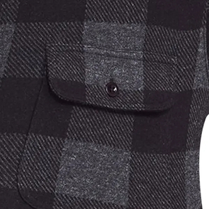 Chemise en flanelle pour homme, légère, en polyester/coton, à double boutonnage, avec une texture douce et brossée, manches longues, coupe classique - Product Image 4