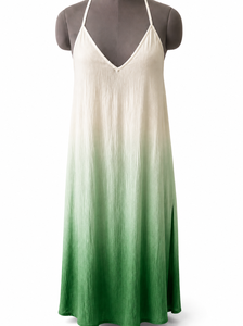 Robe pour femmes en coton 100% écologique, tissée, à imprimé floral, taille naturelle, tendance - Product Image 4