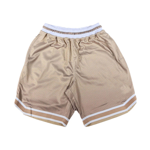 Shorts de basketball amples pour hommes, en polyester/coton, séchage rapide, respirants, logo personnalisé, style urbain, longueur genou, taille mi-haute - Product Image 1