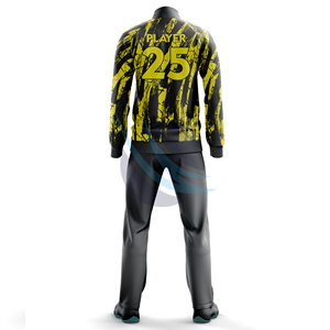 Ensemble de survêtements pour adultes, impression par sublimation, durable, léger, logo personnalisé, manches longues, respirant, fermeture éclair, deux pièces - Product Image 3
