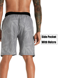 Short de bain décontracté pour homme, confortable, sportif, respirant, séchage rapide, design uni par sublimation, idéal pour l'été - Product Image 2
