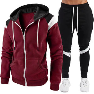 Ensemble de survêtement deux pièces à capuche pour homme, style tendance, nouvelle collection hiver, 100% coton, haute qualité, vente en gros - Product Image 4