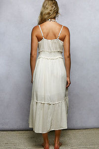 POL Smocked Waistband Floral Midi Cami <b>Dress</b> - Product Image 5