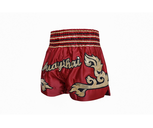 Shorts de boxe thaïlandaise MMA personnalisés avec logo professionnel, 100% polyester, séchage rapide, durables, extensibles, respirants, entraînement d'arts martiaux - Product Image 2