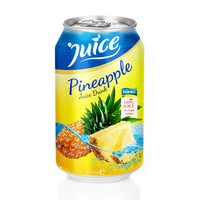 Tropi Juice Drink 330ml Aluminium Korte Blikje 100% Fruitpuree Magere Sterilisatie Versgeperst Gearomatiseerd Guave Mango Ananas