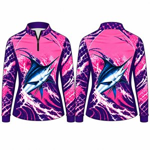 Custom Logo Upf 50+ <b>Sun</b> Protection Moisture Wicking Camouflage Fishing Wear Men's Women's Long Sleeve Vented Uv Fishing <b>Shirts</b> - Product Image 2