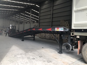Vente en gros directe 10 tonnes rampe de conteneur mobile VRamp-10T-SS rampe de camion antidérapante durable garantie de moteur de 1 an 220V pour - Product Image 3