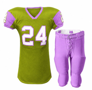 Youth American Football Uniform Outfit With Soft Polyester Material Lightweight And Breathable For Practice And Matches Set - Product Image 2