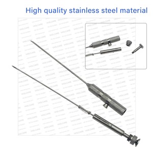 Aguja de sutura de 1.5mm y 2.2mm para perforación de hilo, instrumento laparoscópico para cirugía abdominal de Vaslcare - Product Image 5