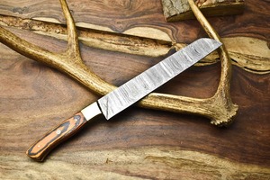 Ensemble de couteaux de cuisine Damas faits à la main, ensemble de couteaux de chef en acier Damas, couteau à découper Damas, couteau à manche en bois - Product Image 4