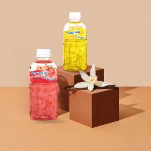 JOYCE Vente en gros de jus de fruits avec nata de coco bouteille de 320ml Gelée de noix de coco au meilleur prix Fabrication OEM Boissons non alcoolisées Vietnam Mogu Mogu - Product Image 4