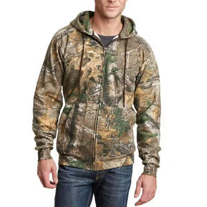<b>Men</b> Camouflage Pullover Hoodie 420GSM Polyester Cotton Casual Winter Streetwear OEM Custom Logo - Product Image 6