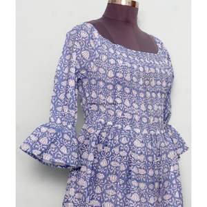 Vestido Maxi de Verano para Mujer, Cuello Cuadrado, 100% Algodón, Ecológico, Transpirable, de Excelente Calidad, Tejido Ligero y Cómodo - Product Image 5