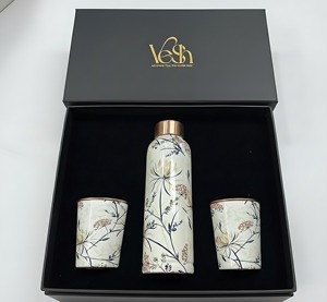 Bouteille d'eau en cuivre pur à 100 %, style classique, grande capacité, anti-fuite, écologique, pour usage domestique, finition lisse, prix de gros - Product Image 2