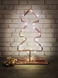 Modern design copper plated Handmade ideal size christmas <b>tree</b> <b>ornament</b> with a beautiful glittery copper finish designed - Product Image 4
