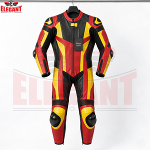 Combinaisons de course moto sur mesure en cuir, fabrication OEM ODM, haute qualité, protection intégrale du corps avec protections rigides, directement de l'usine. - Product Image 6