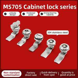 Triangle <b>LocK</b> 304 Stainless Steel Waterproof Finished Interior Use Secure <b>Lock</b> <b>for</b> <b>Bedroom</b> and Kitchen Enclosures - Product Image 2