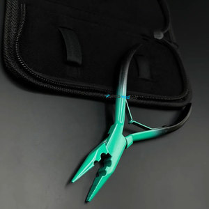 Pince à démonter les extensions capillaires professionnelle à deux trous, en acier inoxydable de qualité chirurgicale, écologique, bicolore, personnalisable avec votre marque - Product Image 6