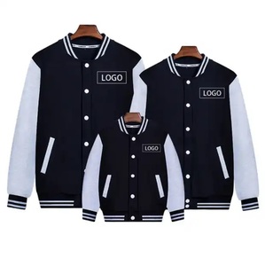 Custom Logo High Quality Leather Sleeve College Varsity Letterman <b>Jacket</b> Factory Manufacture Wholesale University Varsity <b>Jacket</b> - Product Image 1