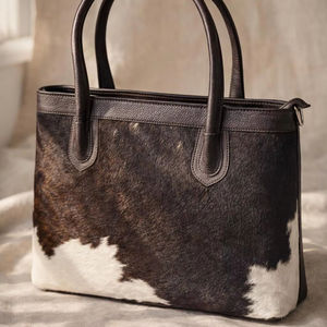 Sac fourre-tout en cuir véritable fait main, couleur unie, pour femmes, personnalisable, vintage, mode féminine, cadeau de Noël LTB-0402 - Product Image 1