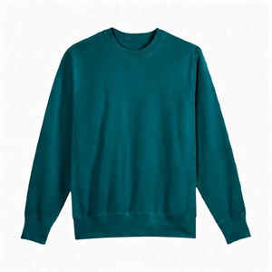 Sweat-shirts basiques vierges pour hommes, à manches longues, couleur unie, chauds et épais, doublés polaire, avec logo personnalisé, 480 g/m², vente en gros fabricant - Product Image 2