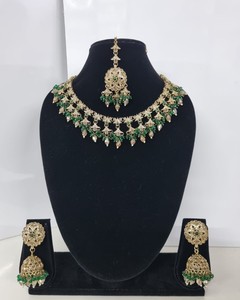 2026 Trendy Exquisite Zircon Jewelry Set 4 Piece Traditional <b>Wedding</b> & Party Set Wholesale Indian Ethnic Bridal <b>Accessories</b> - Product Image 3