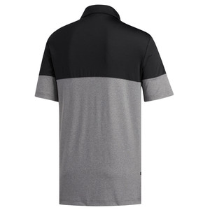 Chemise à manches courtes pour homme, jaune et gris, style décontracté, coupe classique, tissu tricoté, 100% polyester, séchage rapide - Product Image 3