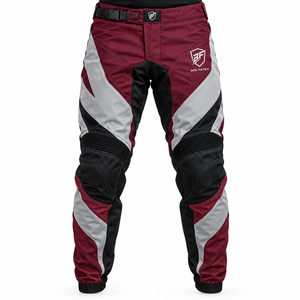 Pantalon de motocross MX personnalisé, vêtements de sport pour moto tout-terrain, tissu durable, panneaux de jambe flexibles, taille ajustable, pantalon de course, vente en gros - Product Image 1