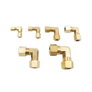 Conexiones de Tubo de Latón de Alta Calidad, 1/4" OD x 1/4" NPT Macho, Forjadas, Pulimentadas, Resistentes a la Corrosión, de Compresión, Baja Presión - Product Image 5