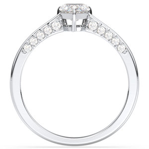 REYES Sleek Heart Shape Design 0.64Ct Moissanite <b>Rings</b> Luxury 925 Sterling Silver Engagement Proposal <b>Fine</b> Jewelry For Her - Product Image 6