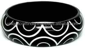 กำไลเรซินที่มีคุณภาพระดับพรีเมี่ยมสง่างามและทนทานงานฝีมือที่ไม่ซ้ำกันของอินเดียสำหรับสวมใส่สบายๆและตอนเย็นกำไลแฟชั่นที่ไม่ซ้ำกัน - Product Image 5