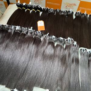 Listo para enviar Super DD Color natural Mirror Bone Straight Human Hair Bundles Raw Vietnamese Hair Large Stock Precio al por mayor - Product Image 2