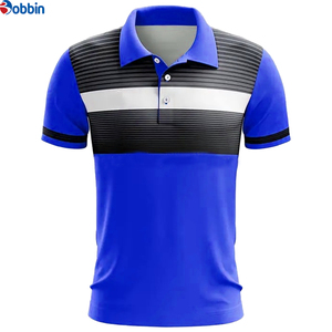 Polo de Hombre a Rayas Rojas de Alta Calidad, Manga Corta, Tejido Transpirable, Diseño Casual, Bloques de Color, Estampado Digital - Product Image 5