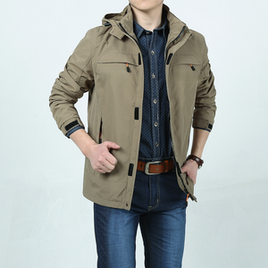 Veste polaire multifonctionnelle pour homme de haute qualité, coupe-vent, respirante, chaude, fermeture éclair longue, pour l'extérieur - Product Image 1