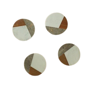 Custom <b>Marble</b> <b>Coaster</b> Plate Handcrafted Luxury Decor Item Agra Heritage <b>Marble</b> Crafts 10mm Thick for Home Hotel Wedding Gifts - Product Image 2