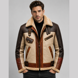 Veste en cuir élégante pour homme, couleur personnalisée, 100% cuir, veste en cuir slim personnalisée pour homme - Product Image 4