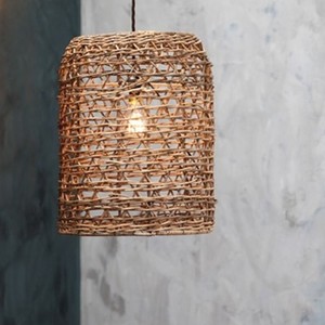 Pantalla de lámpara colgante de bambú de ratán hecha a mano, pantalla de iluminación respetuosa con el medio ambiente sostenible OEM personalizable de Vietnam - Product Image 6