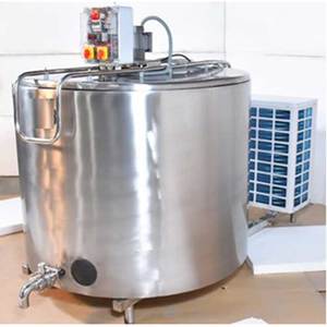 Équipement de traitement laitier de qualité supérieure, alimentation 220V, facile à utiliser, refroidisseur de lait en vrac 1000 litres, origine Inde - Product Image 1