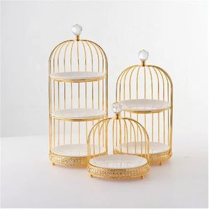 Elegante soporte redondo de metal para tartas, para decoración de mesas de boda, para eventos, catering y exhibición en restaurantes. - Product Image 1