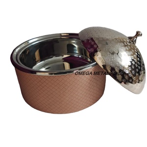 Cazuela de acero inoxidable de alta calidad y plato para servir Olla caliente de alta calidad y calentador de alimentos para vajilla - Product Image 1