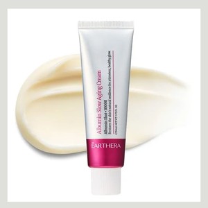 Loción para mujeres, crema coreana K-Beauty Eolseura Albumin Slow Aging en tubo, hecha en Corea, 50 ml, anti-envejecimiento facial - Product Image 4