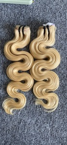 Extensiones de Cabello Virgen Vietnamita, Súper Dobles, Tejido Natural Liso, Color Rubio, 100g - Product Image 2